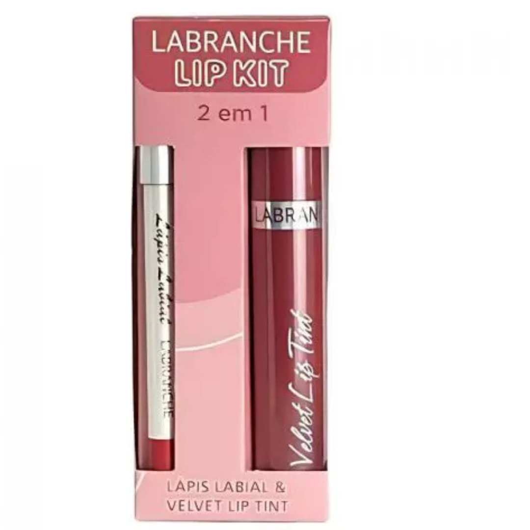 Lip Kit Lápis Labial e Velvet Lip Tint Labranche
