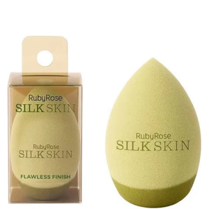 Esponja Para Maquiagem Flawless Finish Silk Skin Ruby Rose