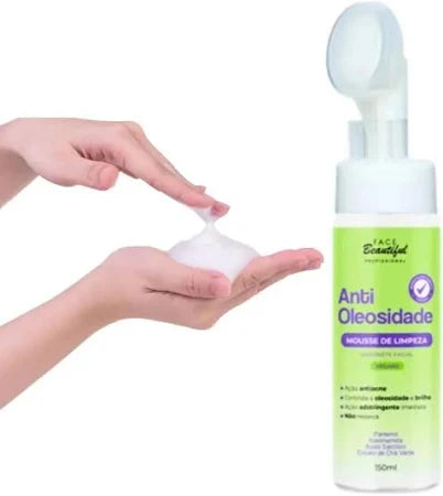 Mousse de Limpeza Facial Com Aplicador Face Beautiful