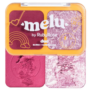 Duo de Blush e Iluminador Melu