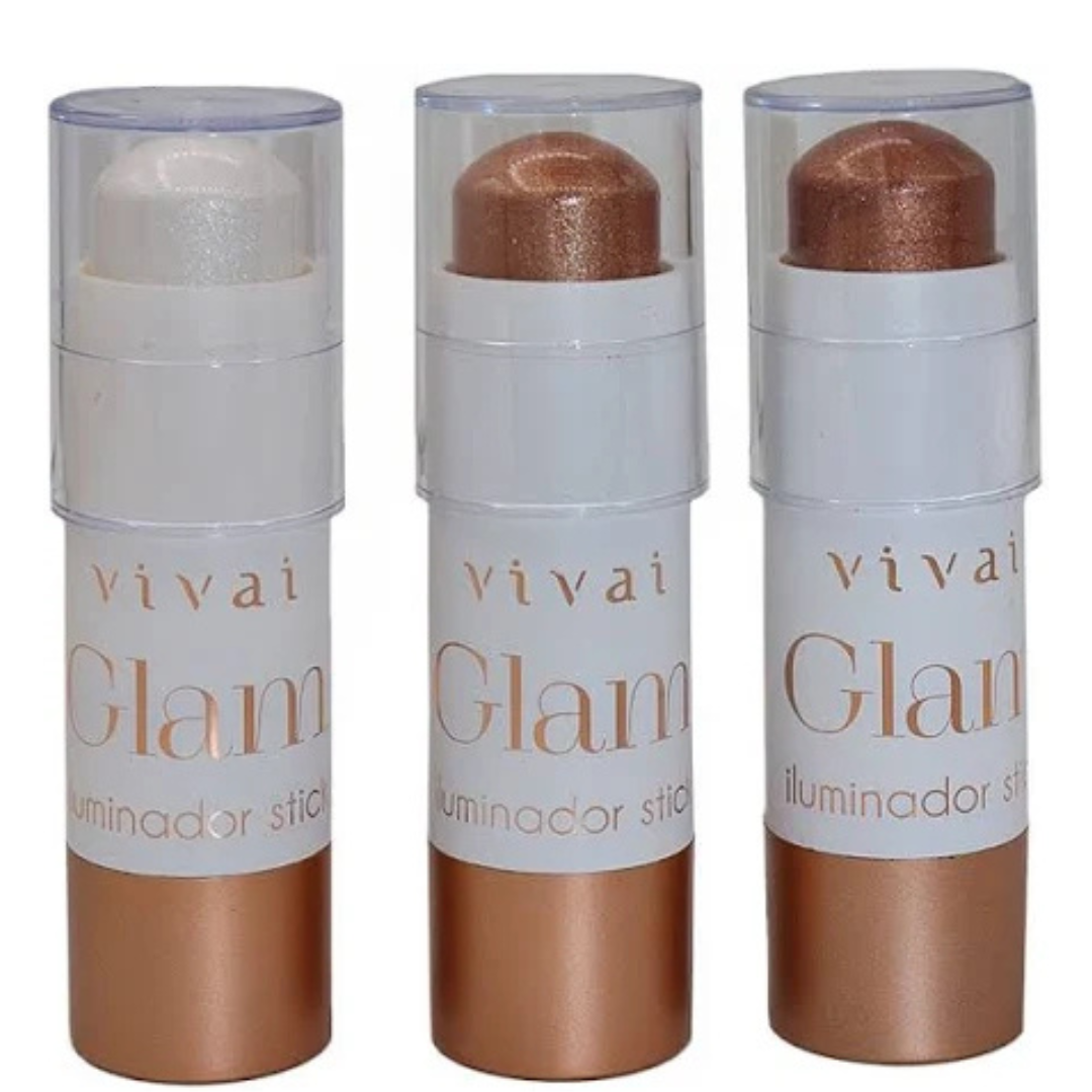 Iluminador em Stick Glam Vivai