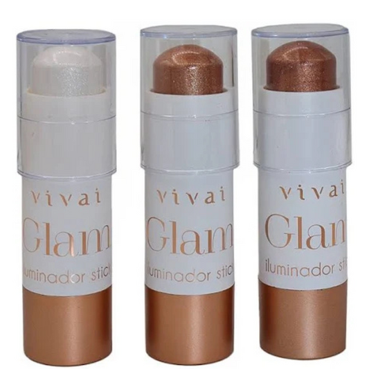 Iluminador em Stick Glam Vivai