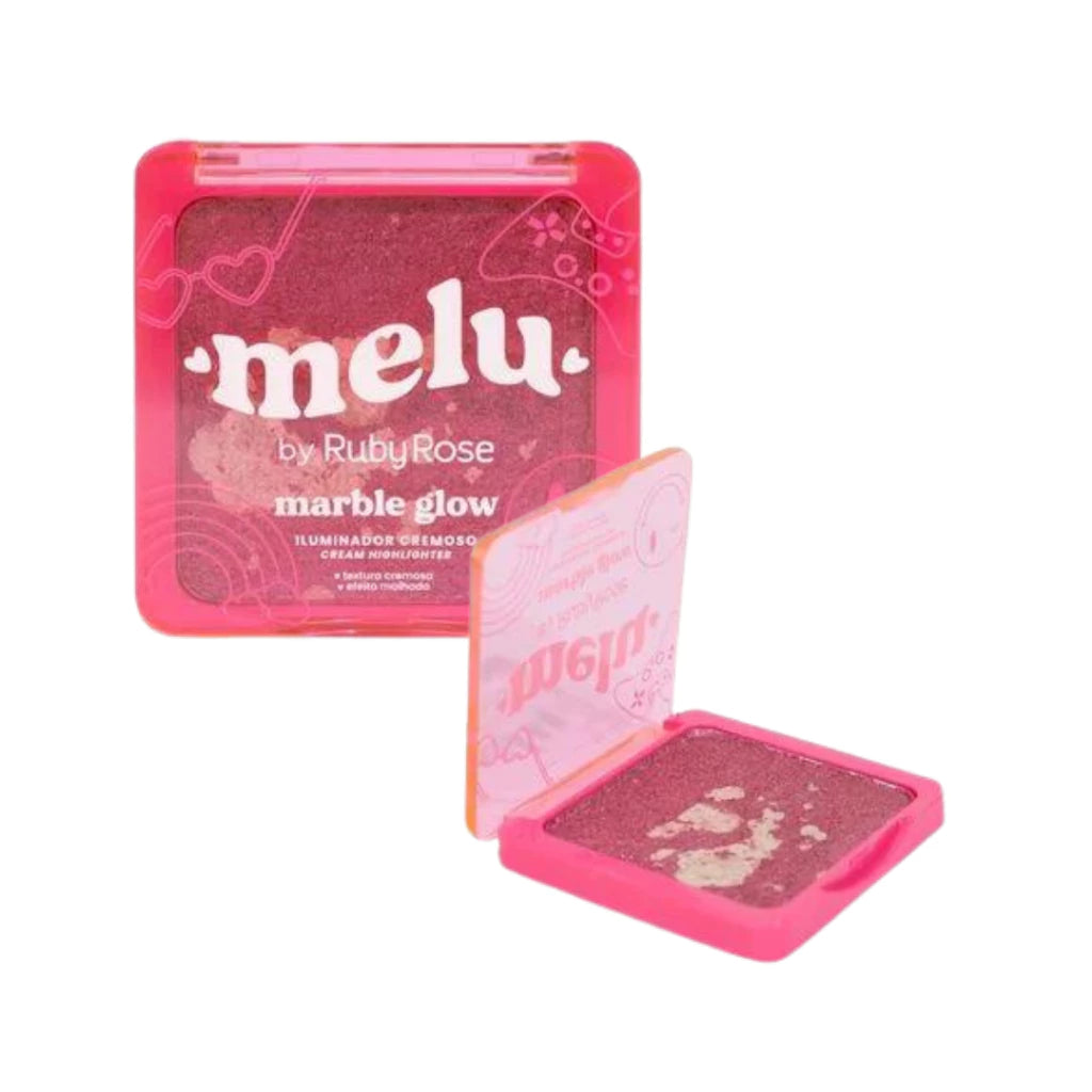 Iluminador Cremoso Marble Glow  - Melu By Ruby Rose